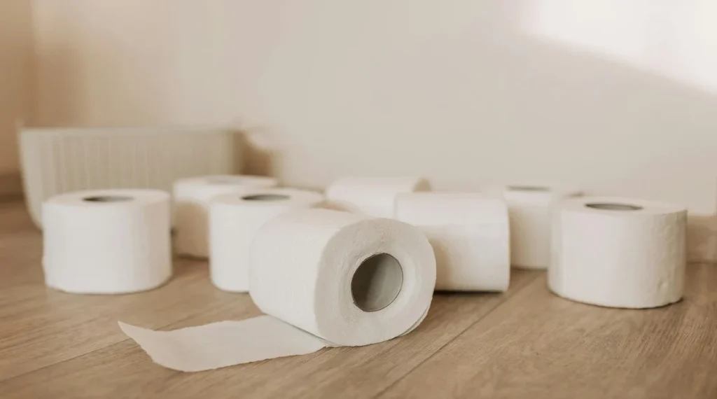 Using up what you already own by reviewing household supplies before replacing them