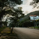 Evening cooling feeling weaker in a built neighborhood after a hot day