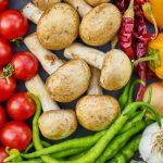 Seasonal produce displayed as fresh vegetables that support lower household food waste