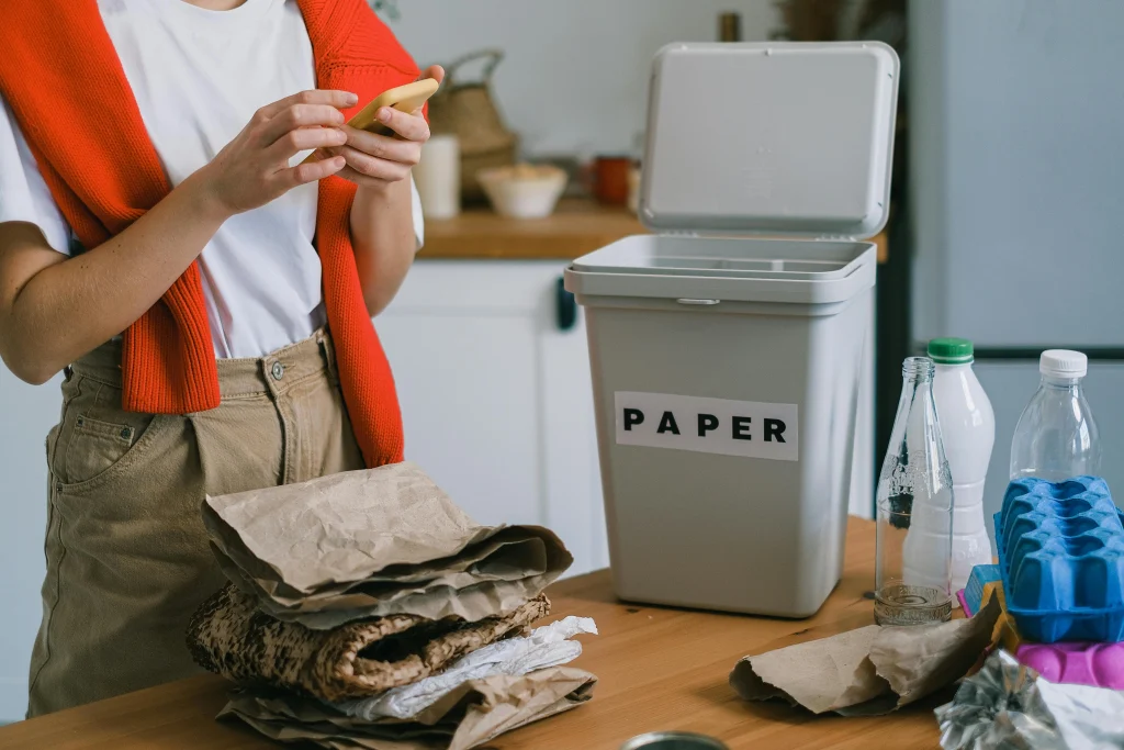 Clear labels on home bins helping improve sorting and reduce household waste mistakes
