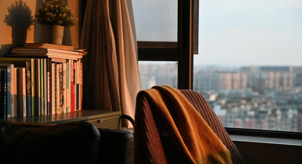 Humid evenings made more manageable with airflow in a room that feels warmer than the thermostat suggests