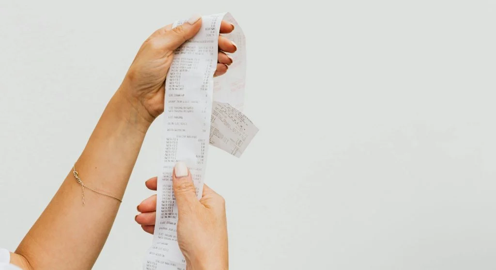 Simple borrow list written down to reduce unnecessary household buying before new purchases happen