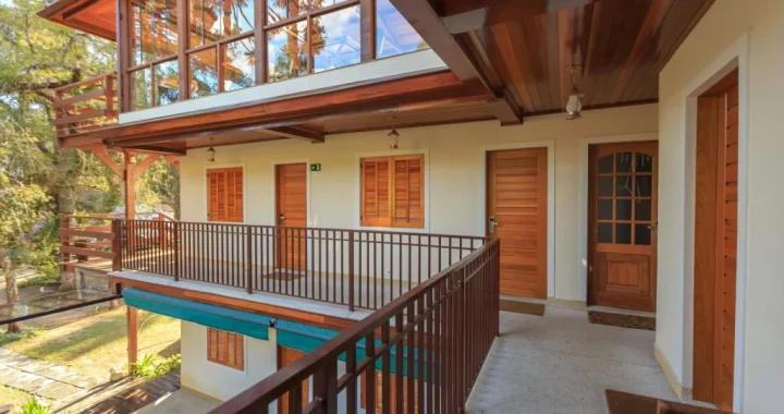 Warm balconies and patios affecting nearby indoor rooms during summer evening hours