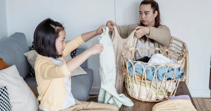 Drying laundry in smaller batches indoors to help rooms feel less damp and easier to manage